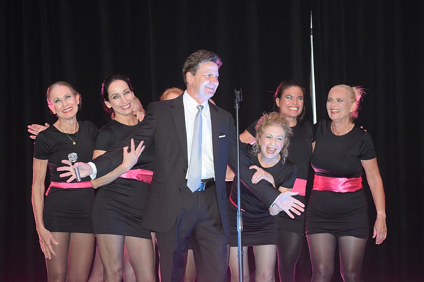 University Park's Bart Schubert lip-synchs to Robert Palmer's 