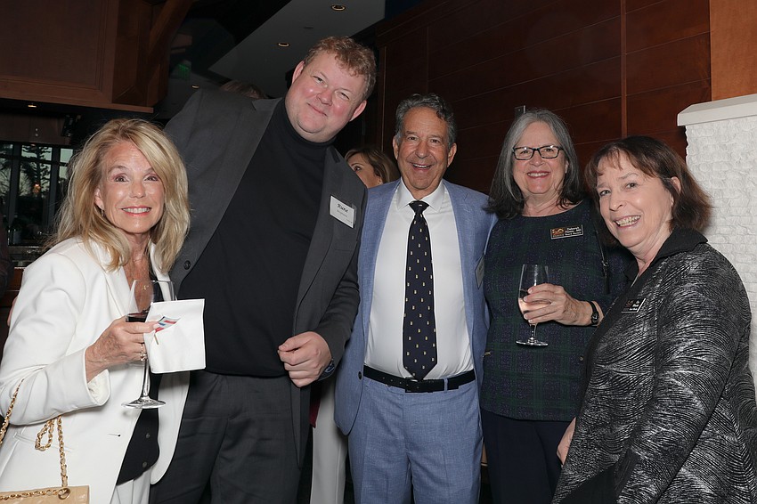 Tina Lieberman, Rune Bergmann, Rick Lieberman with board members Debbie Hamm and Kim Wheeler