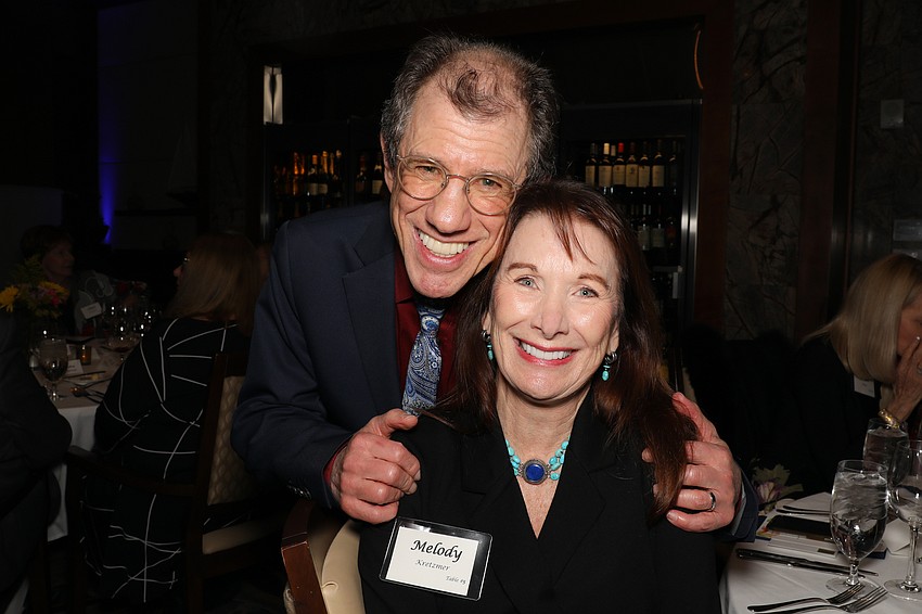 Music aficionados and newlyweds of exactly 22 days are board member Peter and Melody Kretzmer.