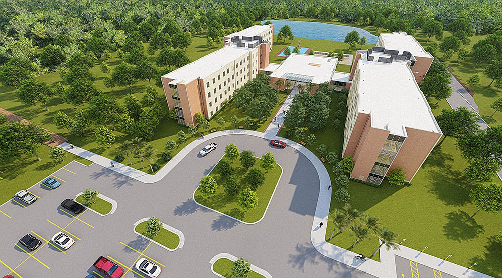 The University of North Florida is building a new Honors Residence Hall for 500 students.