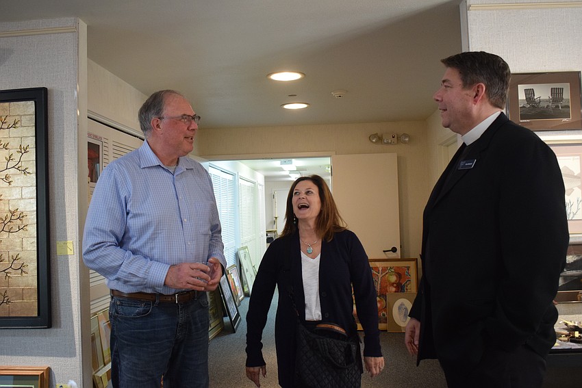 Stephen Marshall, Michelle Marshall and The Rev. David Marshall