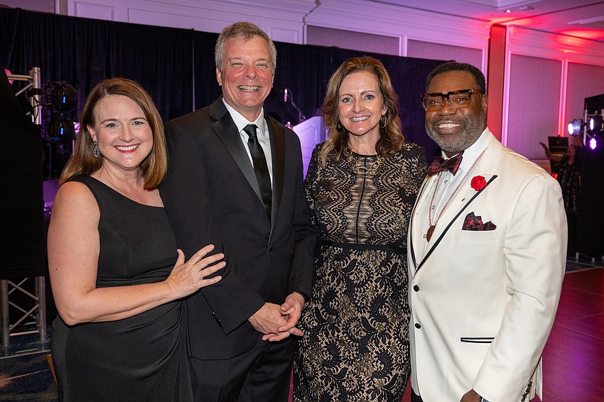 Stacey and Michael Corley, Robyn Faucy and Vincent Fodderingham