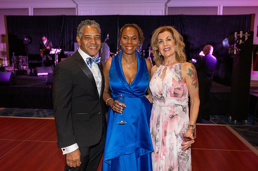 Allison and Caz Cazaubon with Teresa Fodderingham