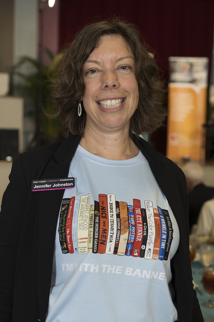 Jennifer Johnston sporting a 