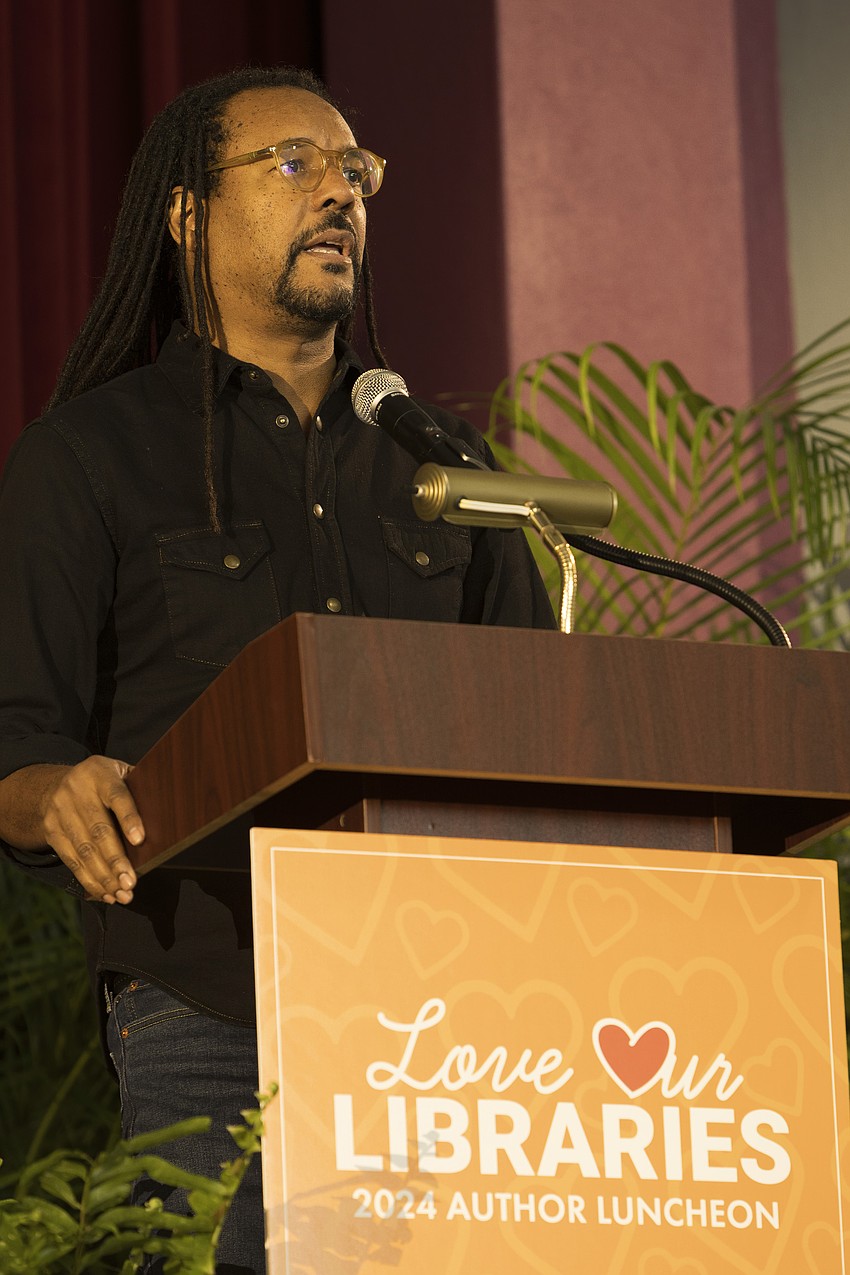 Author Colson Whitehead, New York Times bestselling author and luncheon speaker