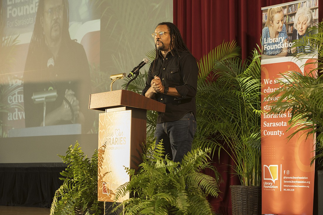 Author Colson Whitehead, New York Times bestselling author and luncheon speaker