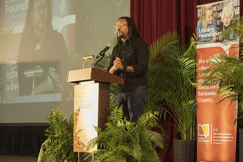Author Colson Whitehead, New York Times bestselling author and luncheon speaker