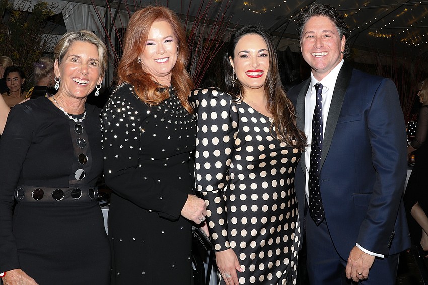 Audrey Robbins and Terri Klauber with Sepi and Ryan Ackerman