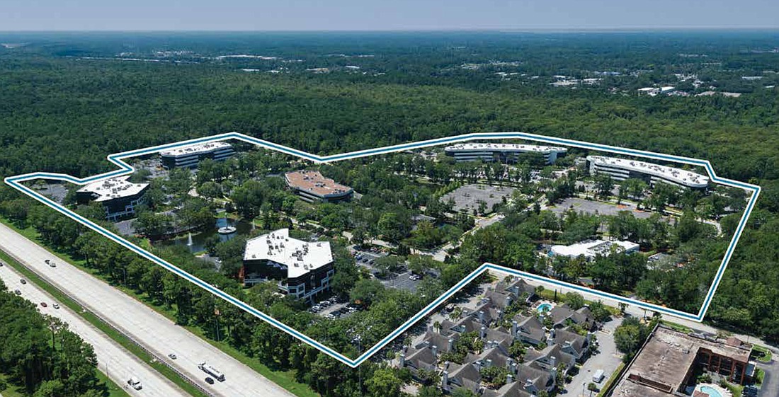 Prominence Office Park in Baymeadows The site is at Baymeadows Road and Philips Highway, off of Interstate 95.
