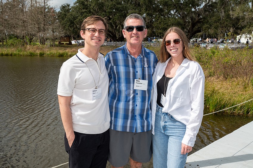 William Gilbert, Mike Pickelsimer and Beth Gilbert