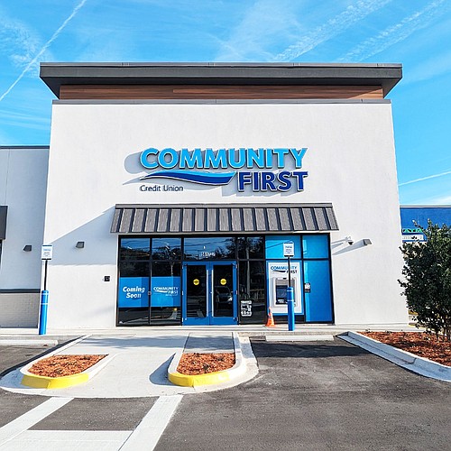 The new Community First Credit Union branch at 5617 Beach Blvd. in Boulevard Crossing.