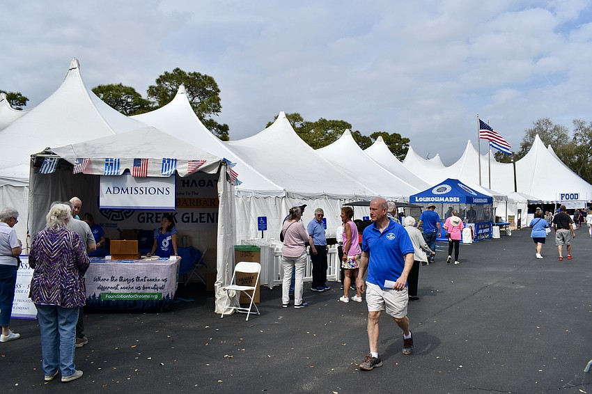 The Saint Barbara Greek Festival runs from Feb. 16-18, rain or shine. Most of the event is under tents.