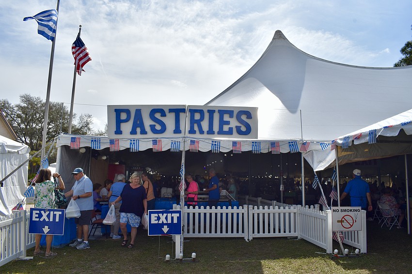 Greek food is one of the main attractions at the annual Glendi at the St. Barbara Greek Orthodox Church.