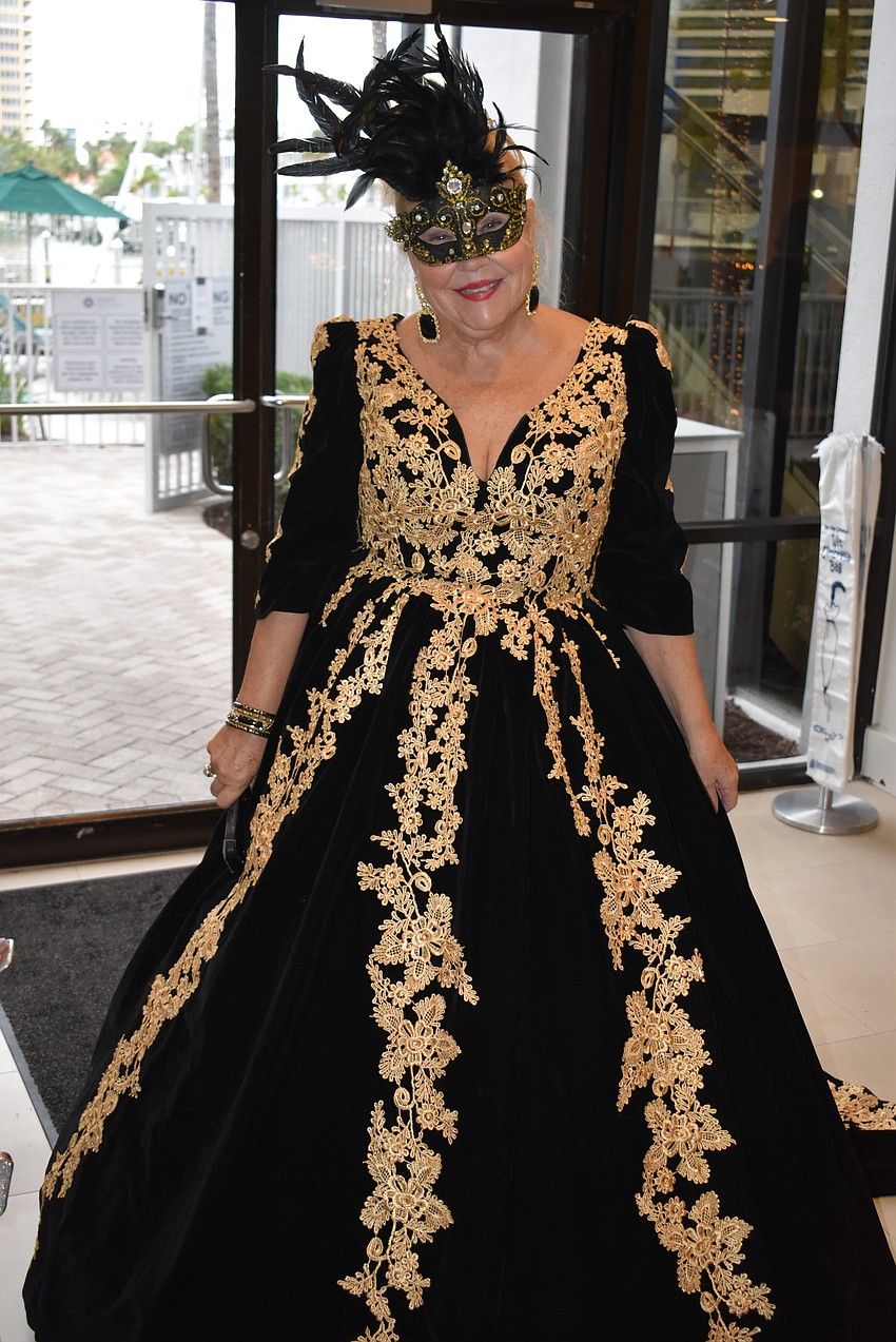 Sisterhood for Good's Becca Towery went all out with her Phantom dress.