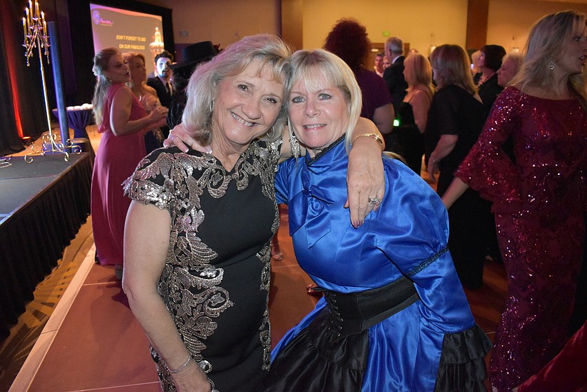 Vanessa Baugh and Starla Armstrong came to support the charity event.