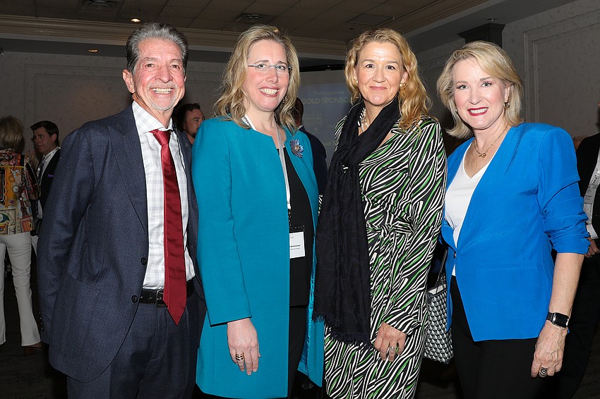 CAC CEO Bob Bunting, Selby President and CEO and award nominee Jennifer Rominiecki, Pauline Wamsler Teri Hansen