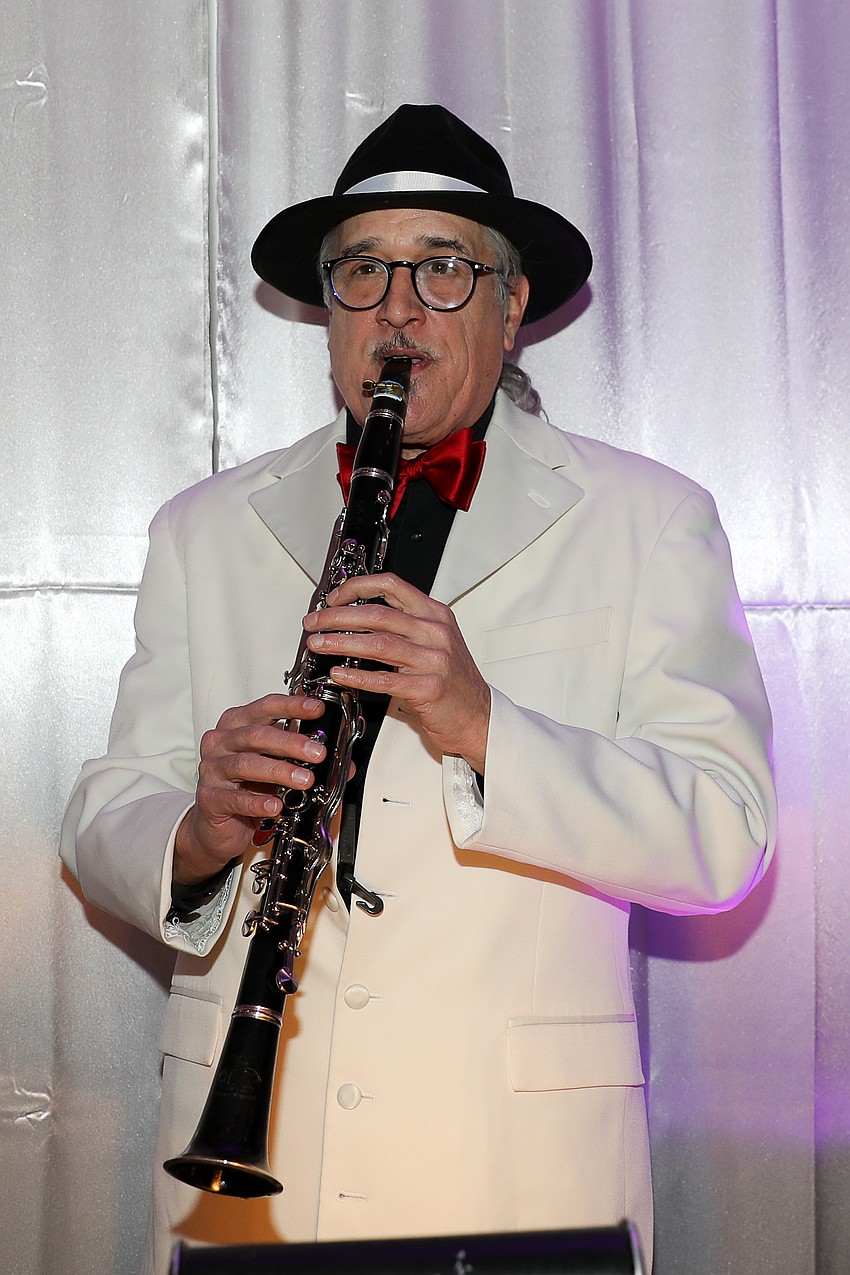 Breezin' band member Wayne Pearson on clarinet and saxophone