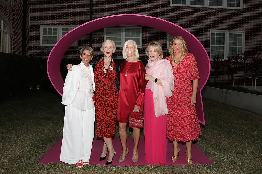 Audrey Robbins, Paige Petersen, Maryann Meyer, Teri Hansen and Pauline Wamsler