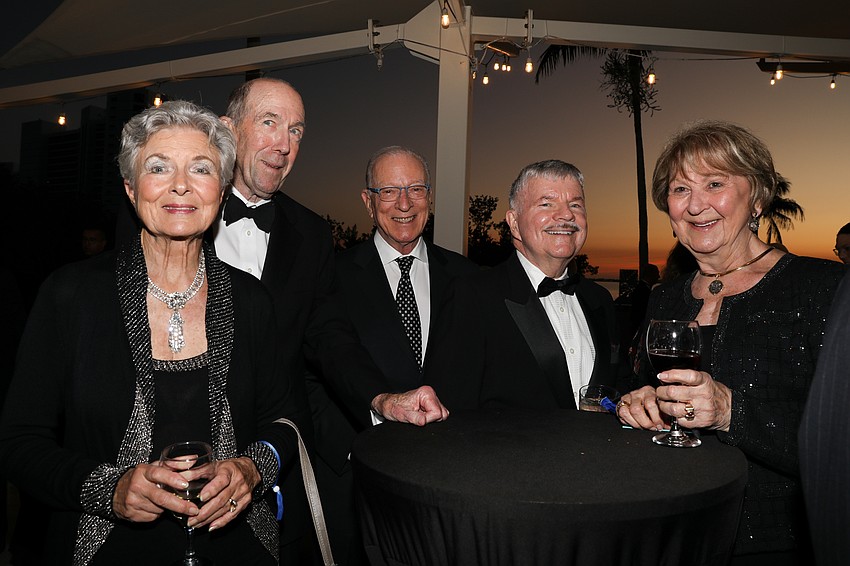 Joan Mathews, Richard Farley, Bob Dove, Jim Cliff and Janice Landauer