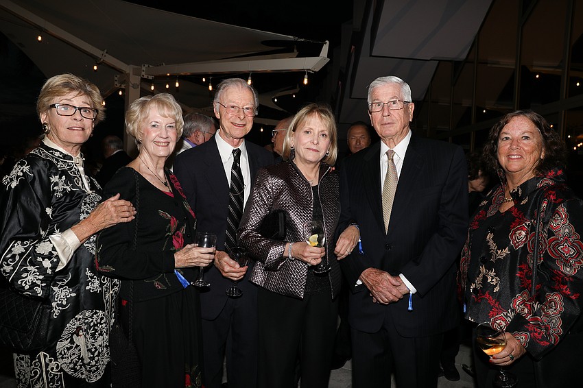 Ann Syring, Julie Plank, Chuck Albers, Wendy Babb, Gerald Fickenscher and Molly Maginn