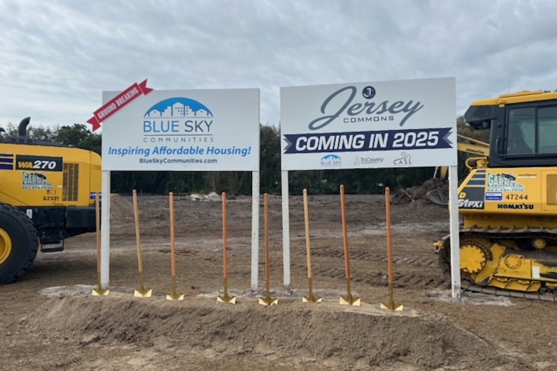 Construction has begun on Jersey Commons, an affordable housing community in Polk County.