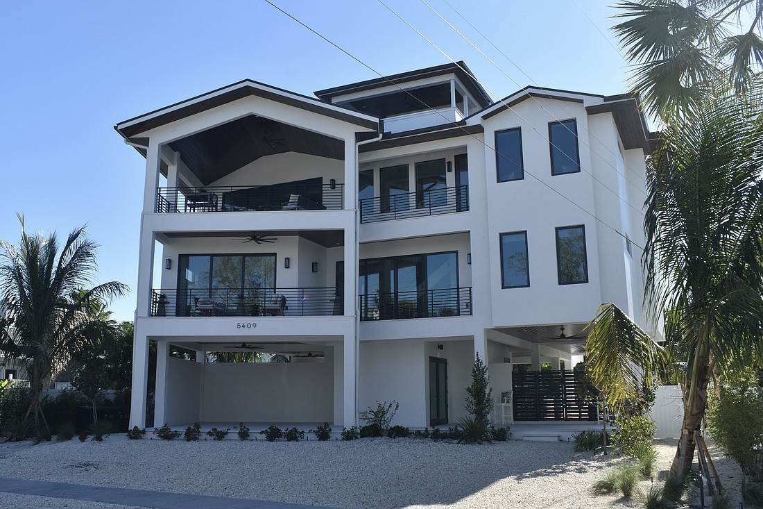 A home in Sarasota Beach, which sold for $4 million, has seven bedrooms, seven-and-a-half baths and 5,184 square feet of living area.