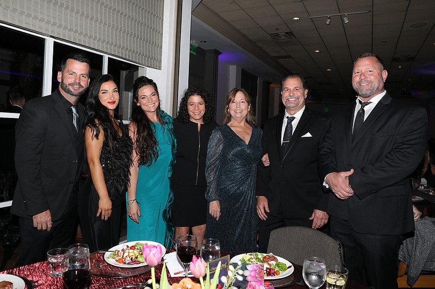 Brandon Anderson, Skylar Siegfried, Brooke Mussallem, Tori Mussallem, Sandy and Steve Anderson, and Doug Kutchman