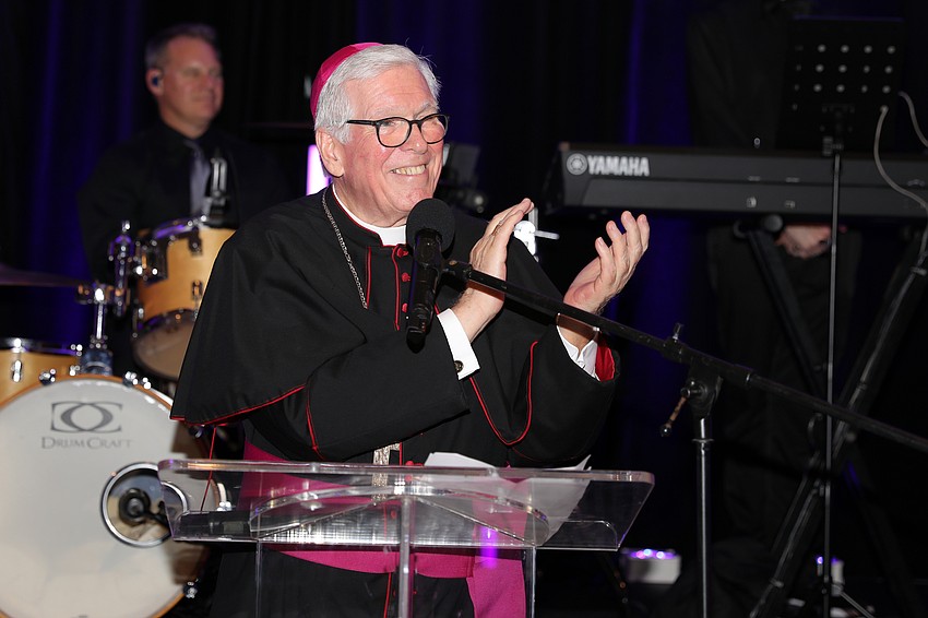 The invocation was given by Ref. Frank J. Dewane, Bishop of the Diocese of Venice of Florida