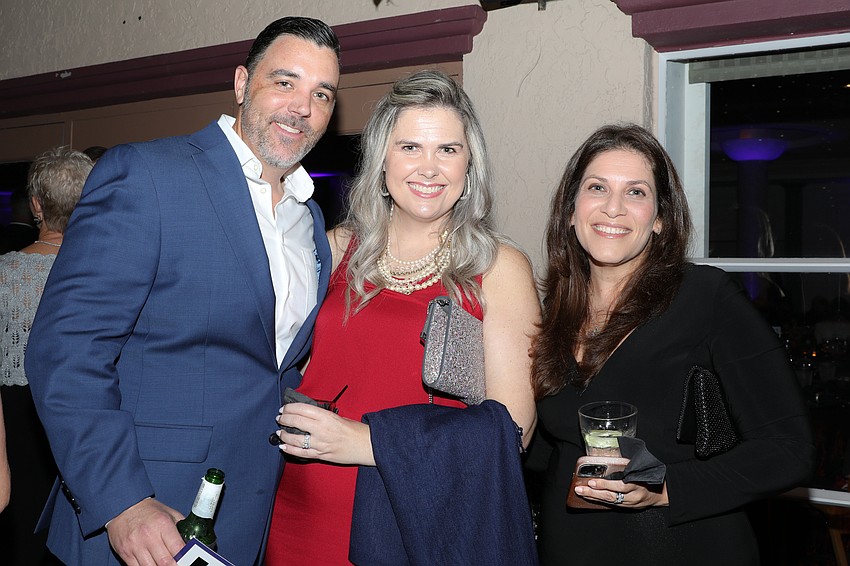 Jody and Siobhan Young with Leslie Ruben