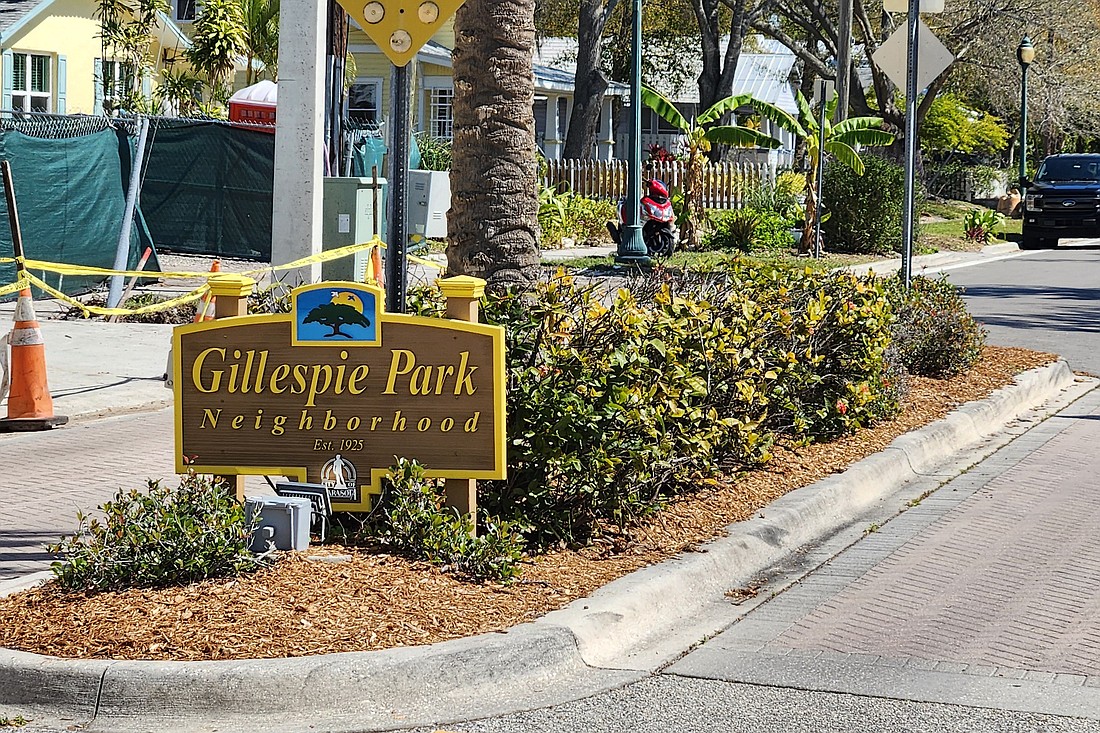 Gillespie Park is the only neighborhood in Sarasota that has two competing neighborhood associations.