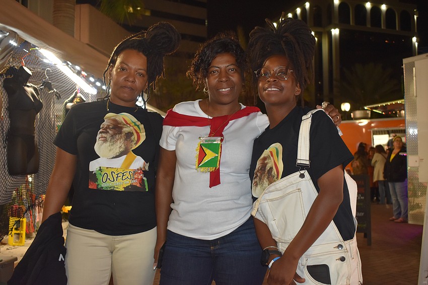 Starr Williams, Lisa Joseph and Kelley Williams