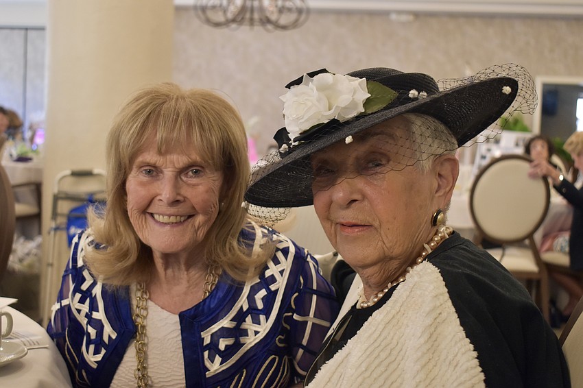 Beverly Allen and Be-Be Hansen have been members of the Palm Aire Women's Club for 25 years. Allen is the former club historian, and Hansen is a former club president.