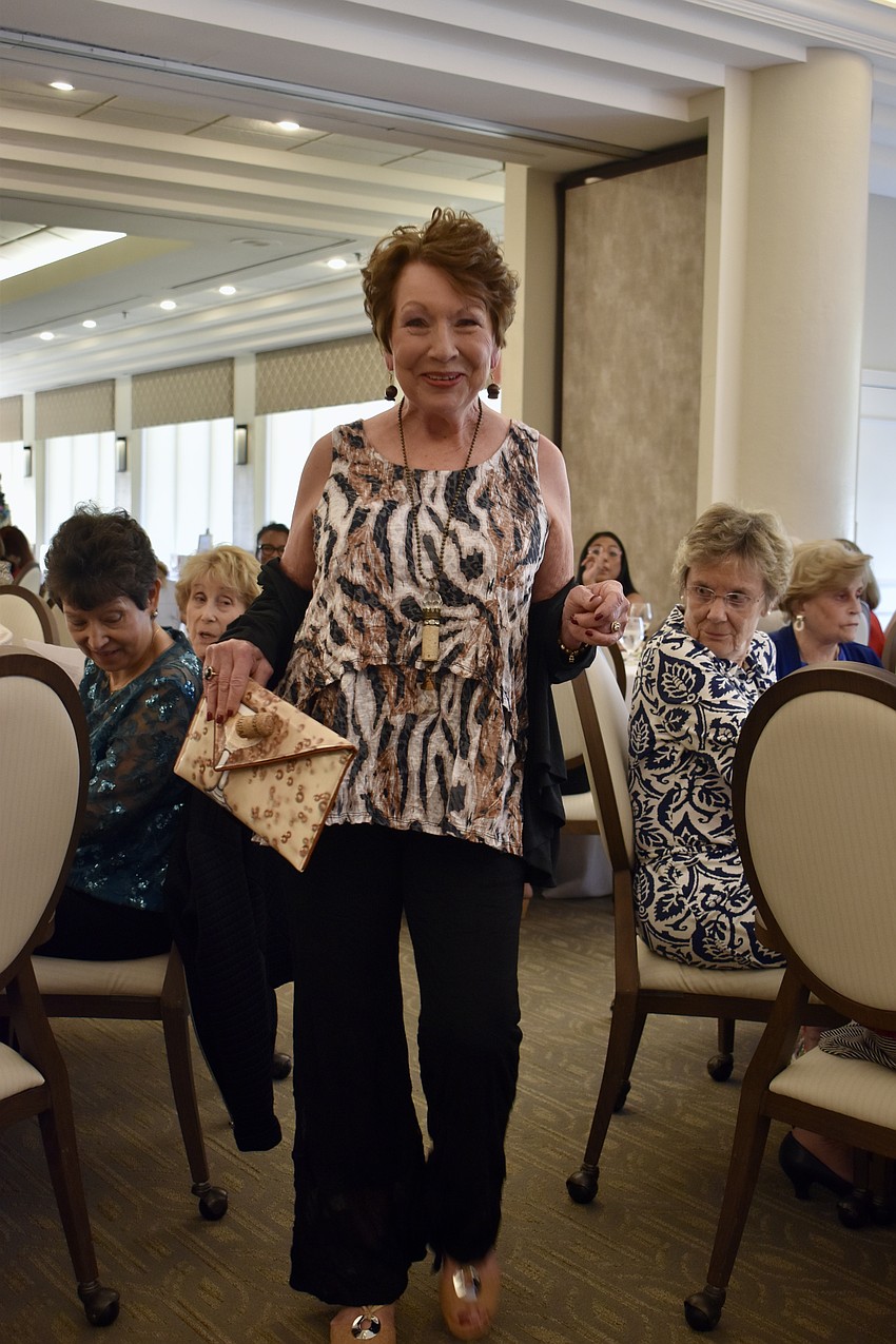 Joanne Harwell is one of eight models in the 