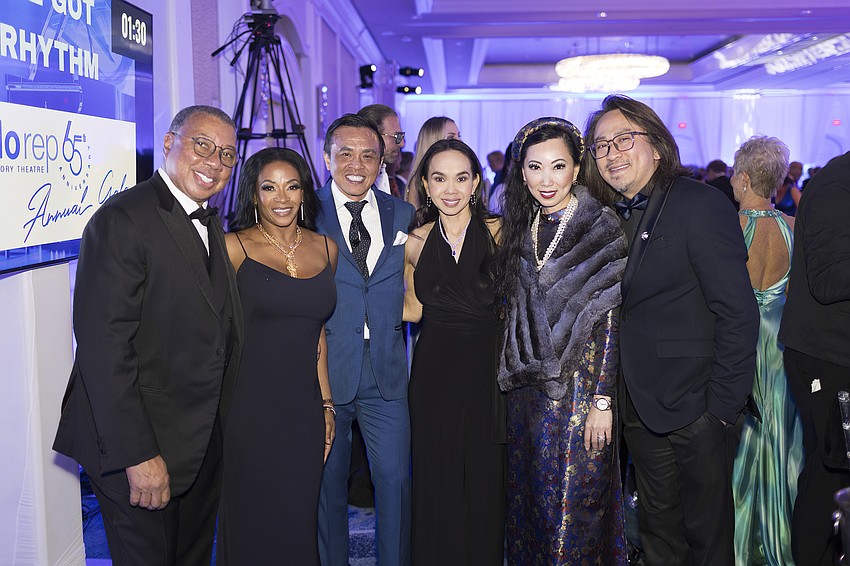 Conrad Kenley, Melonie Favorite, Veth and Ann Senenoi, Linda and Thomas Doan