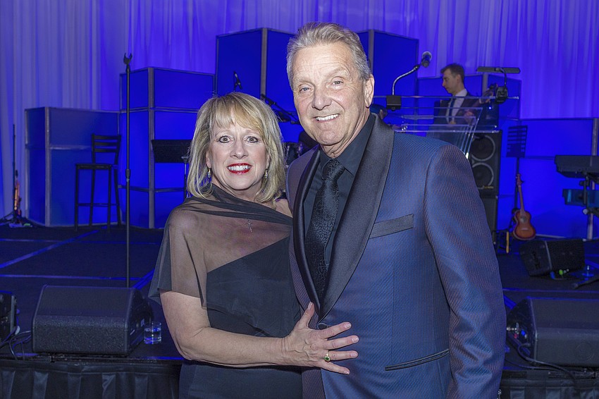 Kim and Gary Racan performed with their band, The Studio E Band.