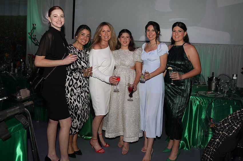 Jaime Smither, Rana Tierney, Sandra Albano, Briana Topp, Samantha Albano and Elizabeth Topp