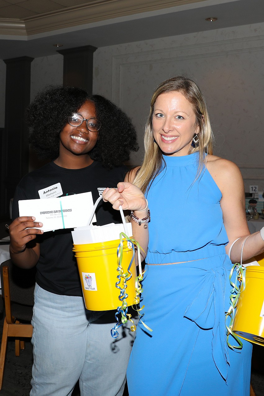 Sarasota High School student Antonia Watson, and event planner Samantha Kingsley