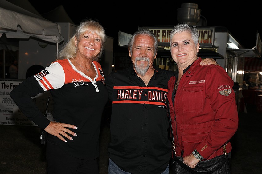 Suncoast Charities for Children Executive DirectorLucy Nicandri with Mike and Nancy Morgenthaler