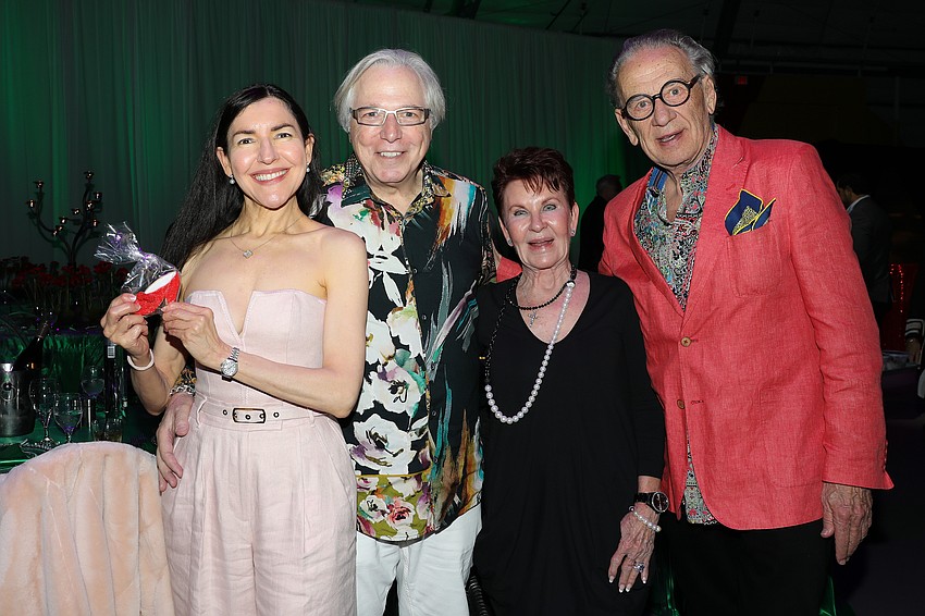 Suellen Tillman with husband, Davis, and Dolores and Steve Sudhop