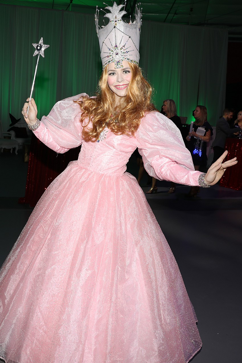 A very good witch indeed is Gina Wojciechowski, who entertained guests at Cooking for Wishes.