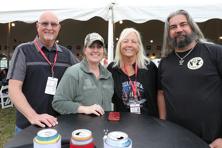 Thunder by the Bay is a Hamilton family affair for dad Dan, daughter Mary, wife Karen, and son Matt