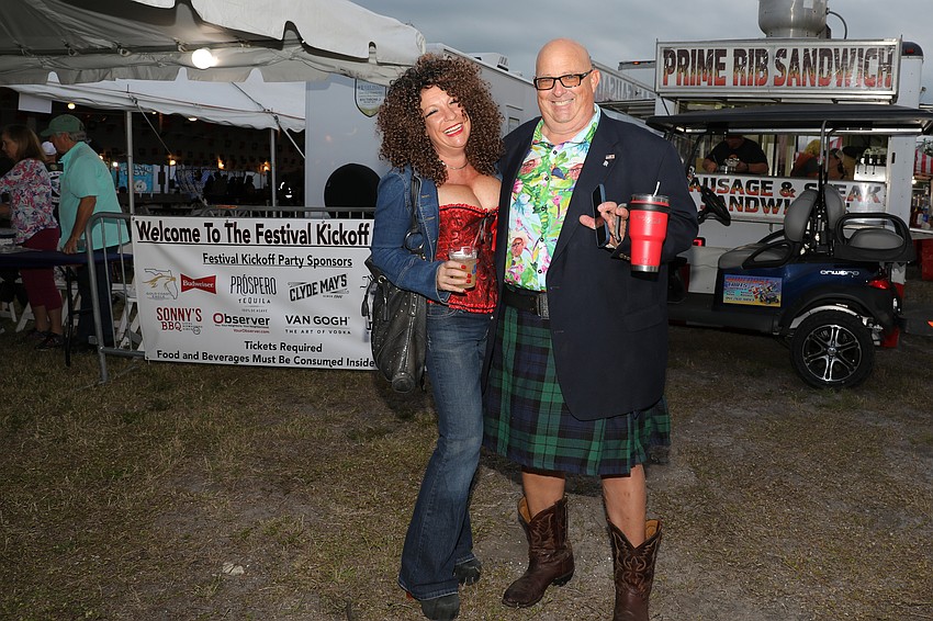 Steffanie Trowbridge with Mark Hoffman