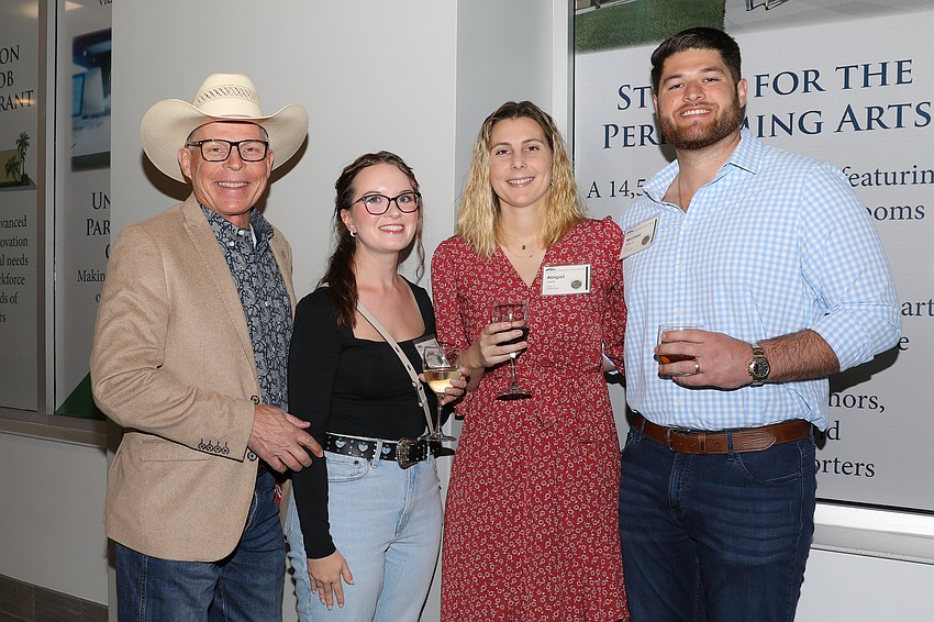 Ted Holmes and EmmaLee Holmes with Abigail and Michael Galati