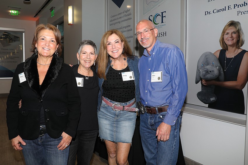 Bea Fernandez, Nancy Platkin, Cindy McCollum and Allen Gager
