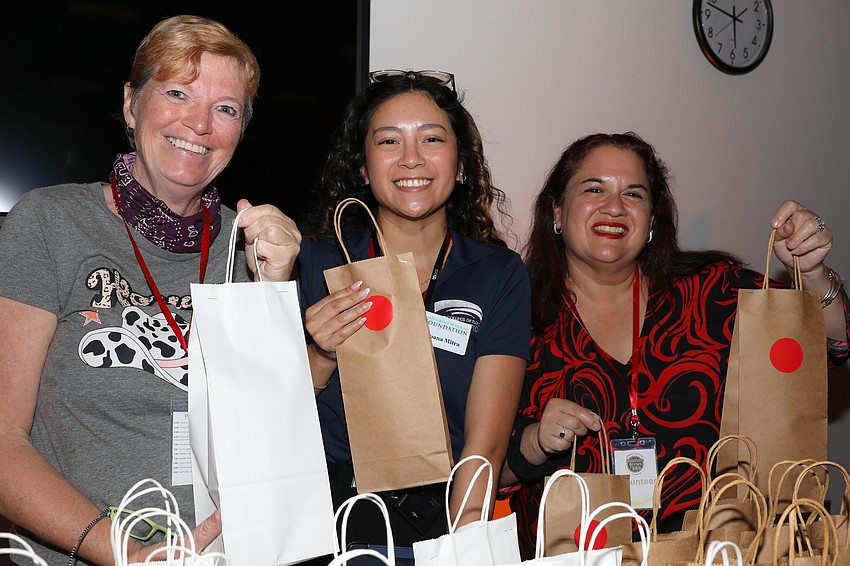 Brenda Green, Joana Mitra and Bree Carotti