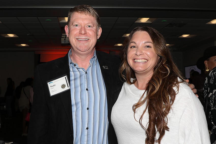 Executive VP and Provost Todd Fritch and Jamie Sudvary