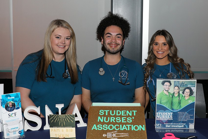 Nursing students poised to graduate on May 3 are Briana Cochran, Kai Almodovar and DeeAnna Pease