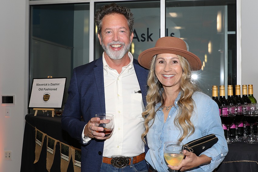 Buz and Daria Zoller are all smiles while enjoying some old fashioned fun.