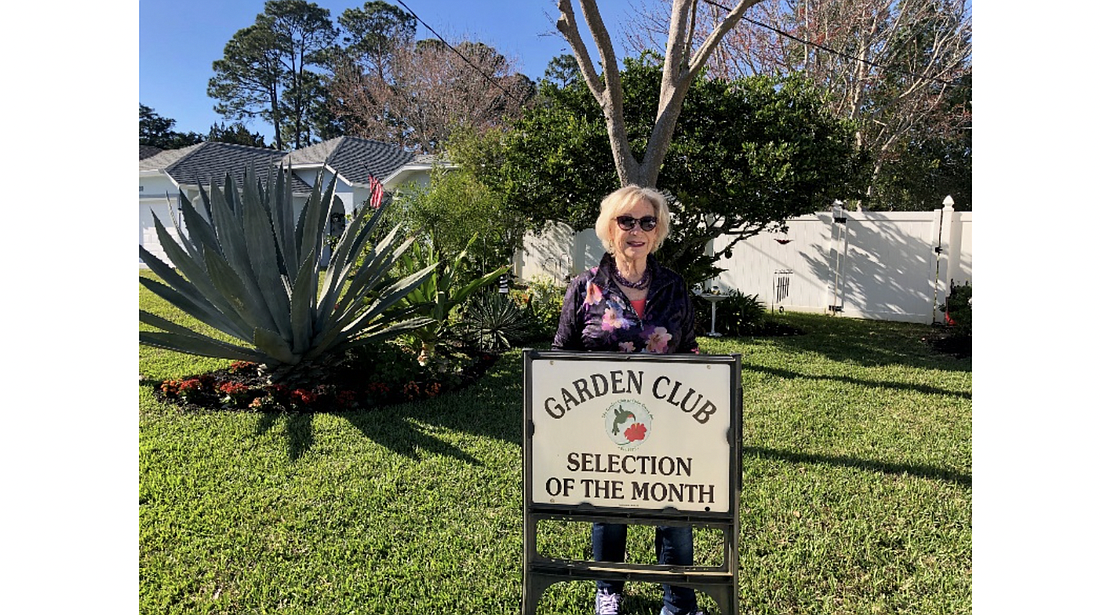 Laura Defranco of Fordney Place has been recognized as March 2024 Selection of the Month. Courtesy of the Garden Club at Palm Coast