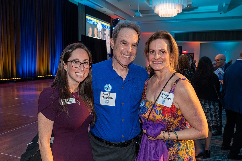 Sarah Wertheimer with Scott and Cheryl Gordon